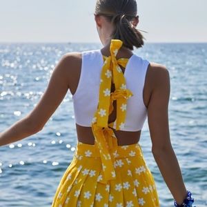 50% Off Gul Hurgel Crop Top with Strap at Back